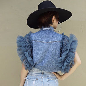 Frayed Women Denim Jacket: Your New Wardrobe Essential